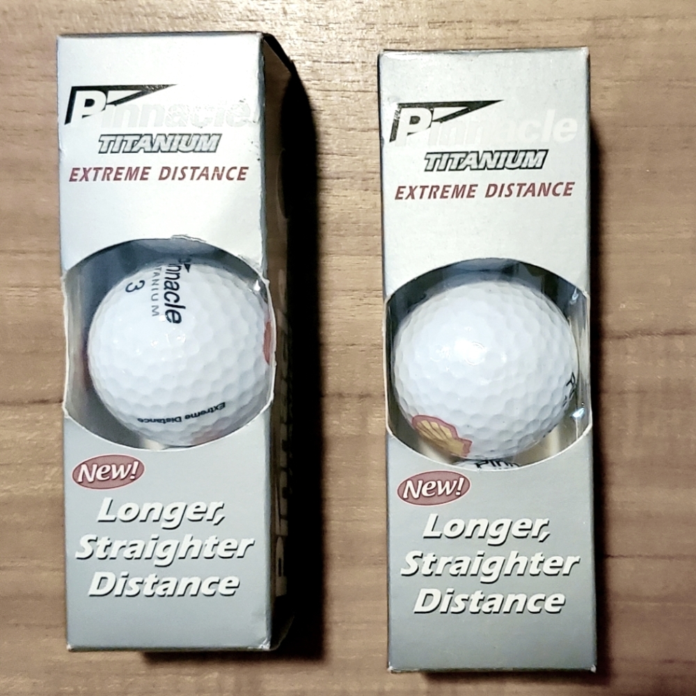 White The Pinnacle Titanium 3 Extreme Distance Golf B… Gem